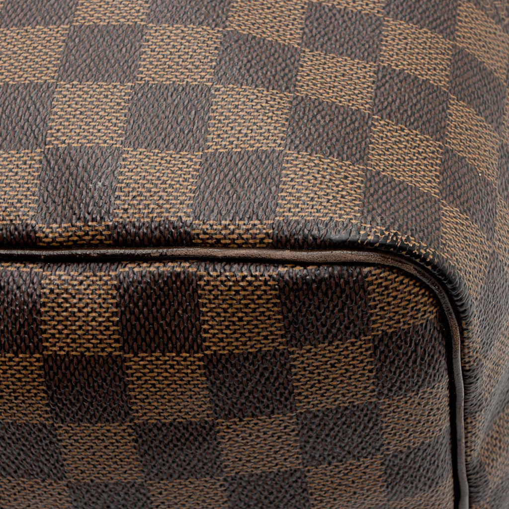 Louis Vuitton Damier Ebene Speedy 35 Satchel (SHF-ornY4j)