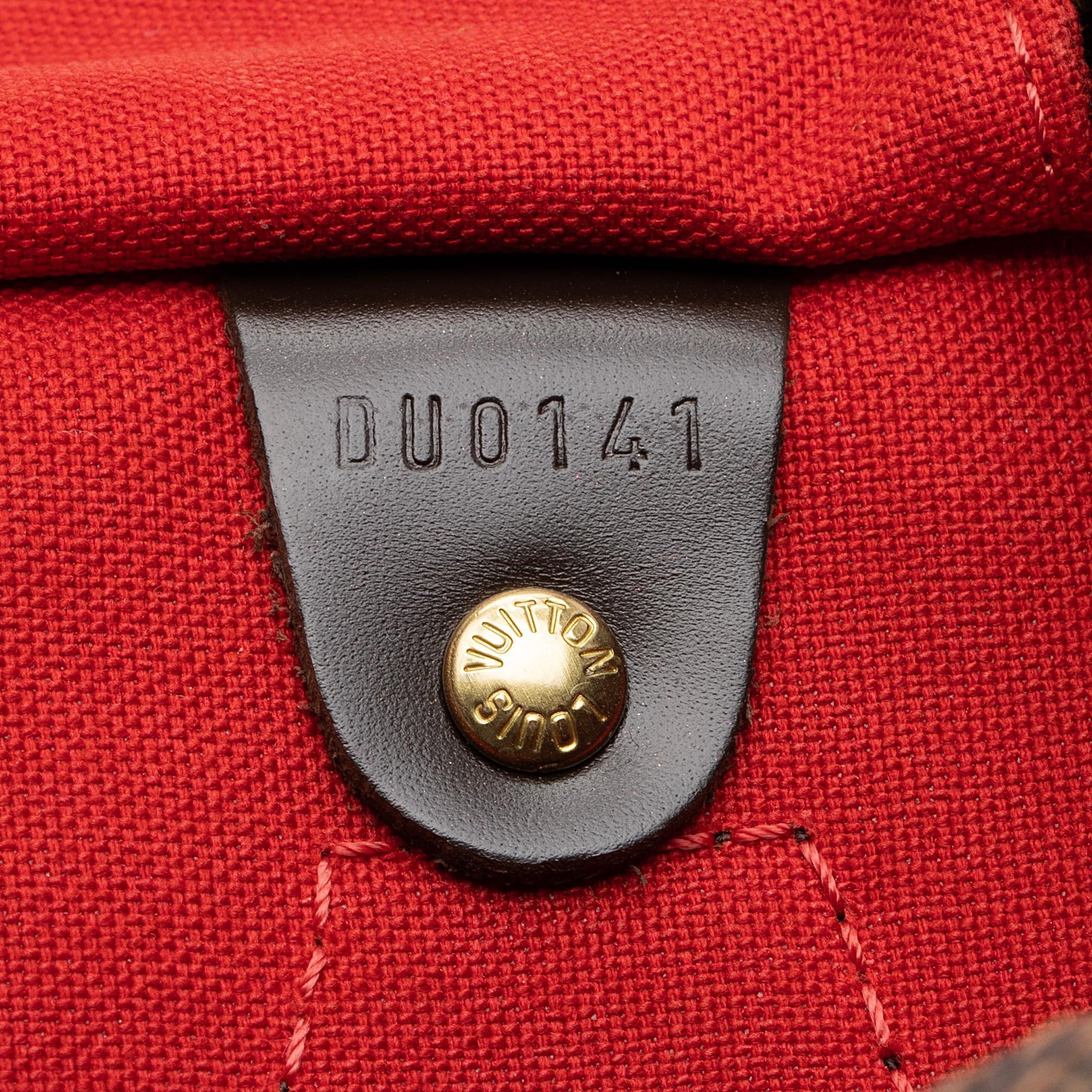 Louis Vuitton Damier Ebene Speedy 35 Satchel (SHF-Jmeppd)