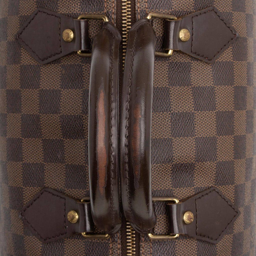Louis Vuitton Damier Ebene Speedy 35 Satchel (SHF-Jmeppd)