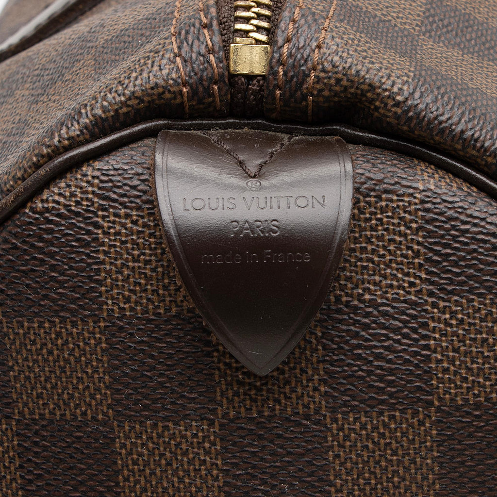 Louis Vuitton Damier Ebene Speedy 35 Satchel (SHF-Jmeppd)