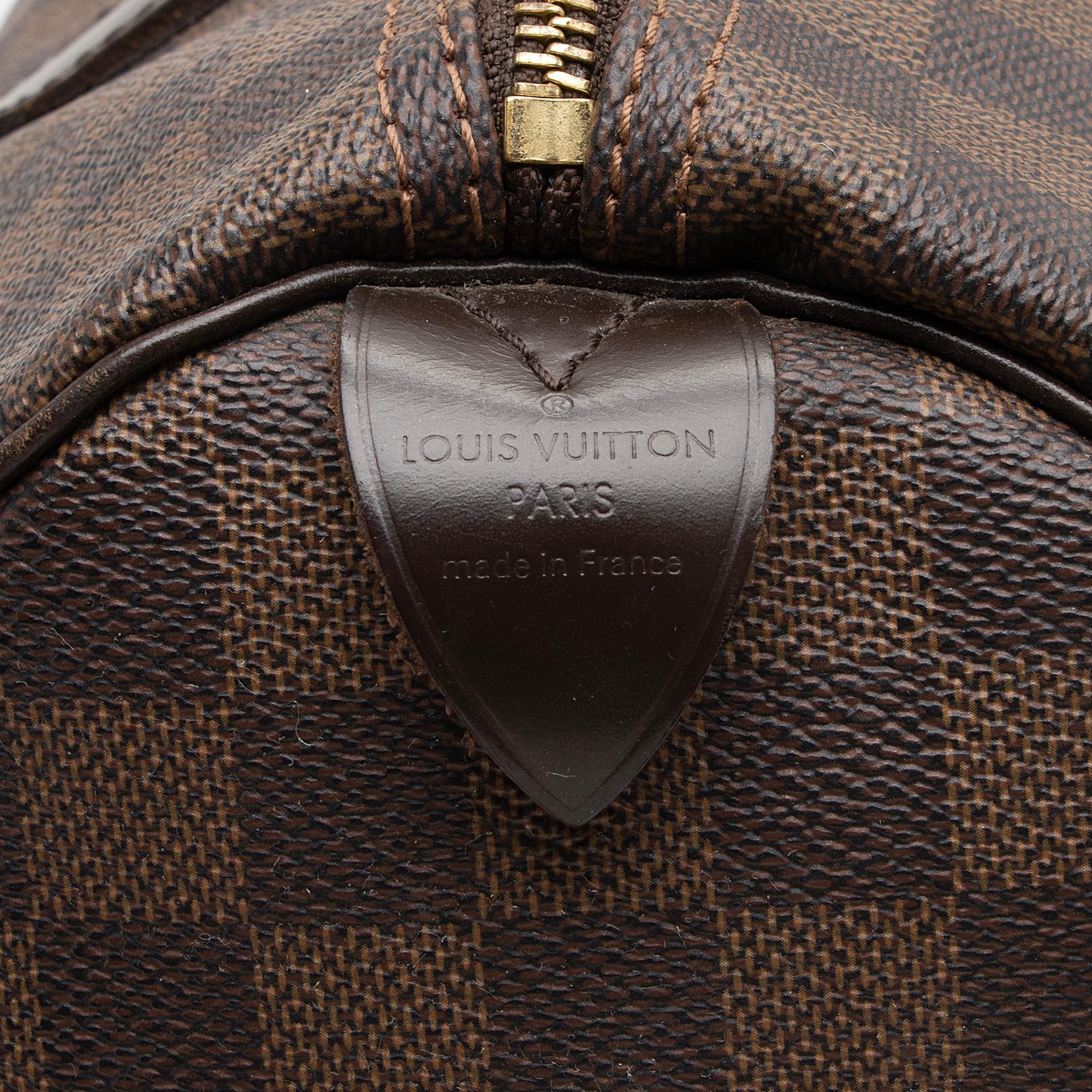 Louis Vuitton Damier Ebene Speedy 35 Satchel (SHF-Jmeppd)