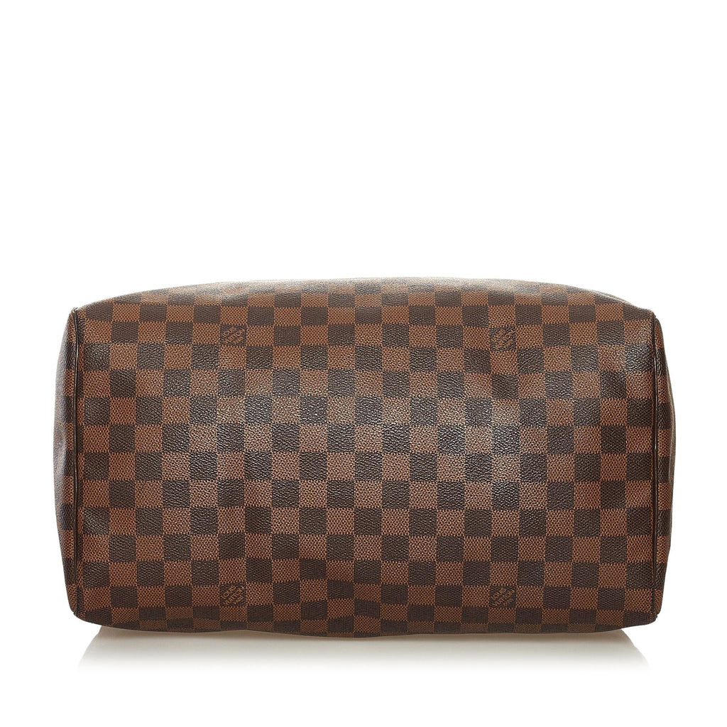 Louis Vuitton Damier Ebene Speedy 35 (SHG-35701)