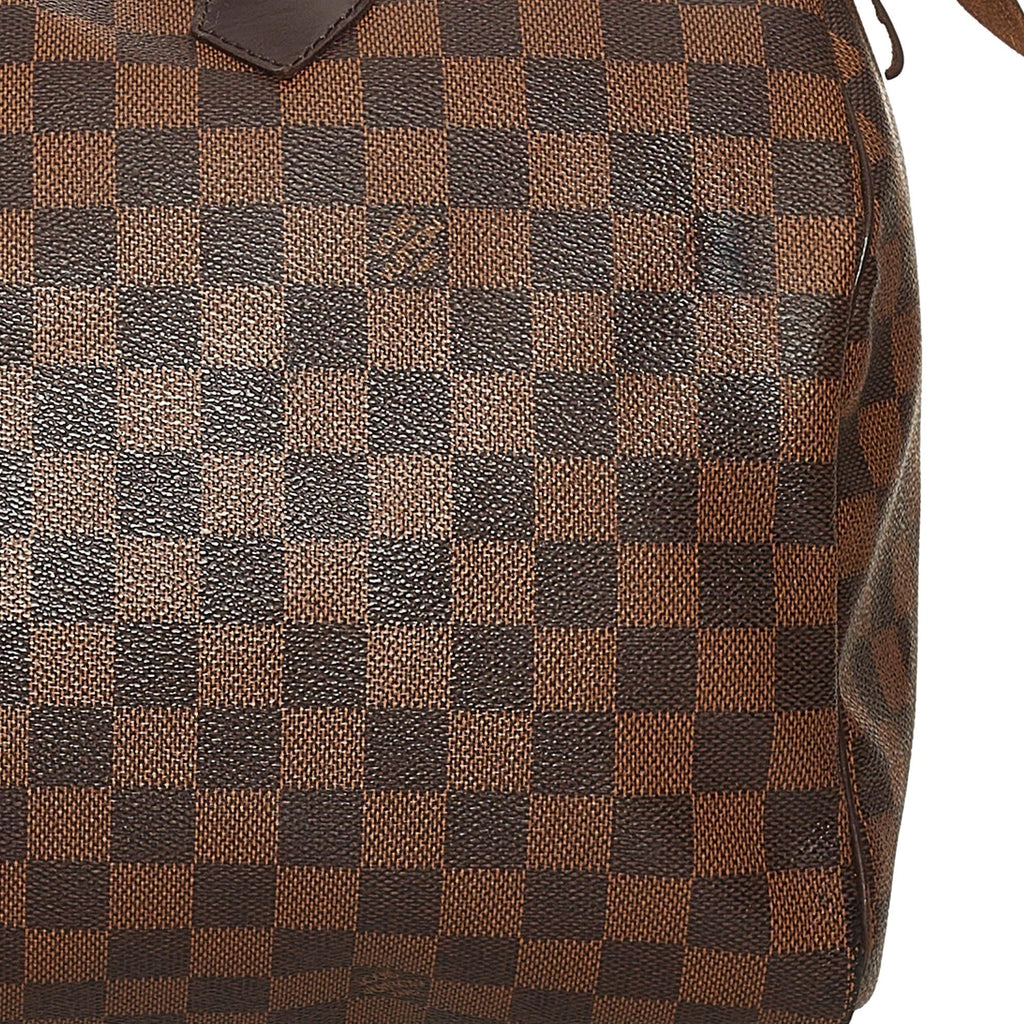 Louis Vuitton Damier Ebene Speedy 35 (SHG-35701)