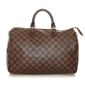 Louis Vuitton Damier Ebene Speedy 35 (SHG-35701)