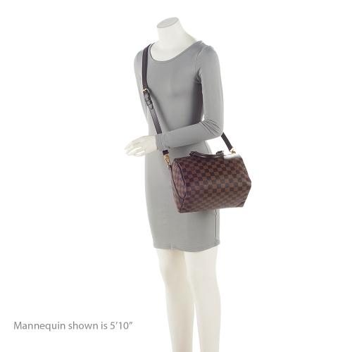 Louis Vuitton Damier Ebene Speedy Bandouliere 25 Satchel (SHF-aX43Y9)