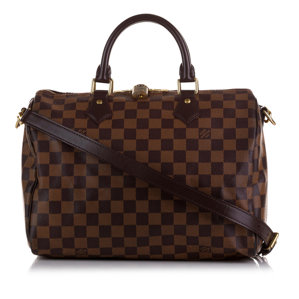Louis Vuitton Damier Ebene Speedy Bandouliere 30 (SHG-qpvxqm)
