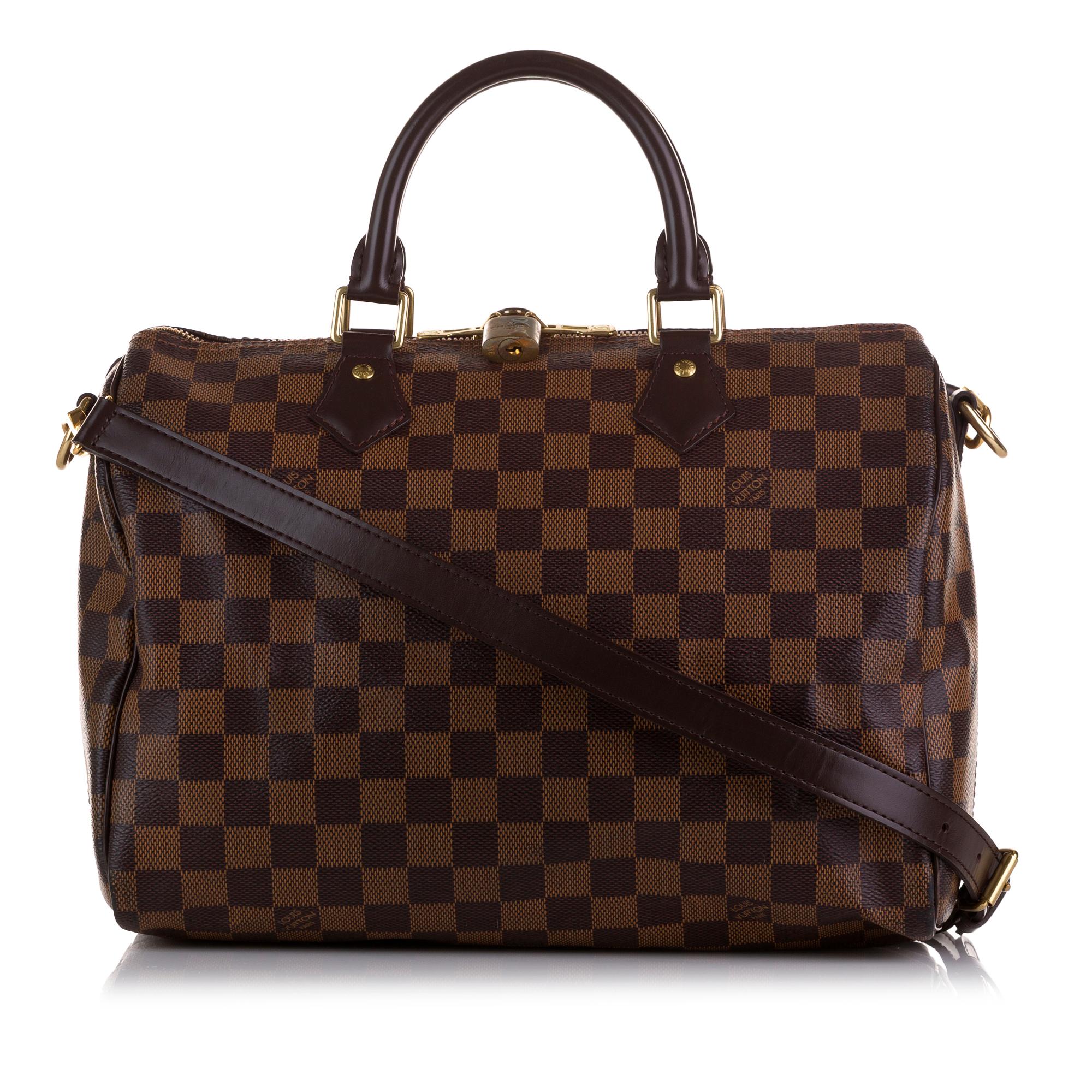 Louis Vuitton Damier Ebene Speedy Bandouliere 30 (SHG-qpvxqm)