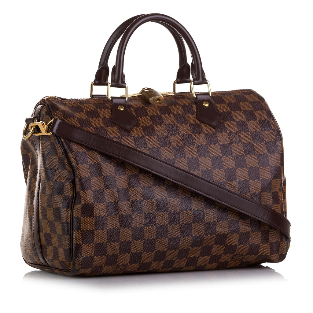 Louis Vuitton Damier Ebene Speedy Bandouliere 30 (SHG-qpvxqm)