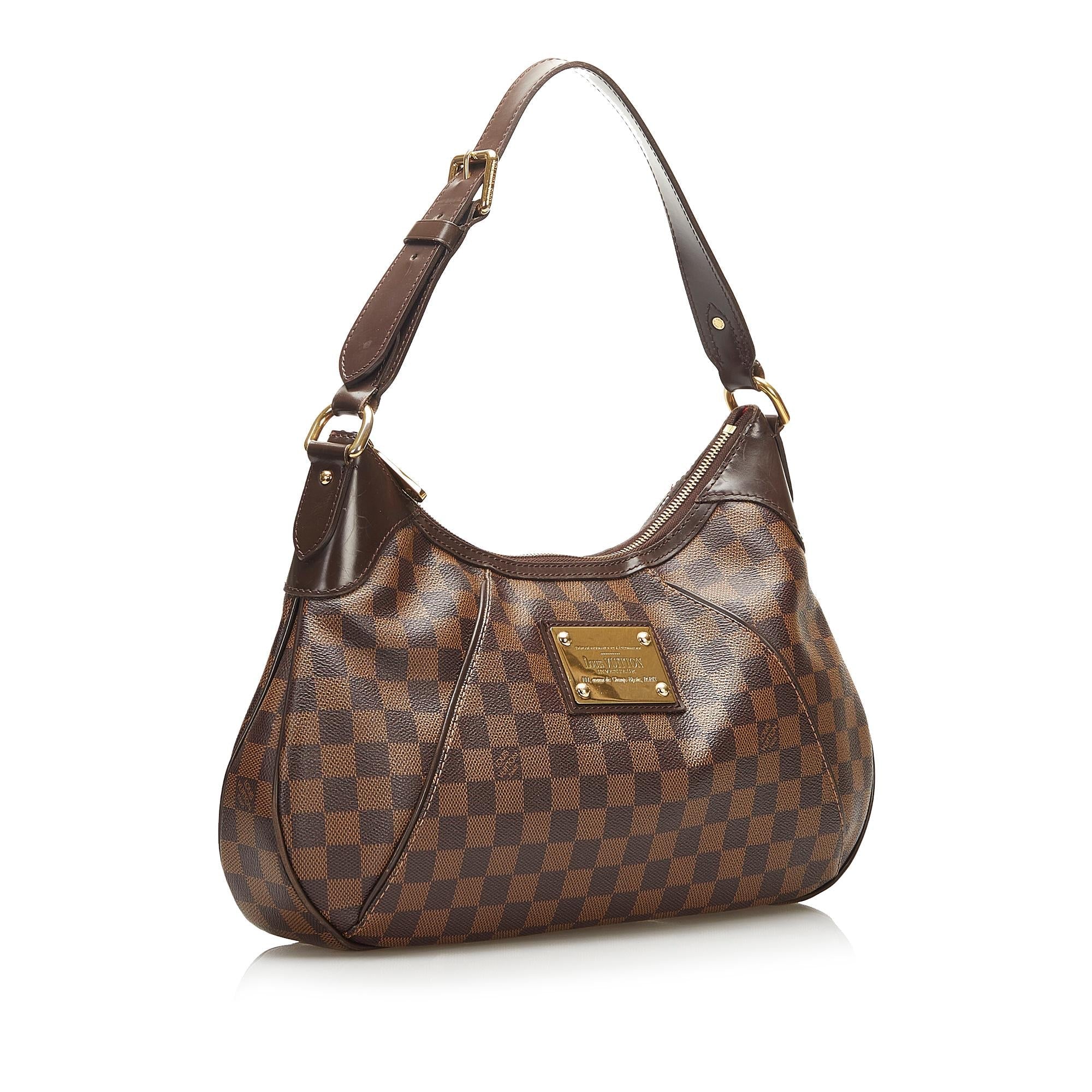 Louis Vuitton Damier Ebene Thames PM (SHG-35326)