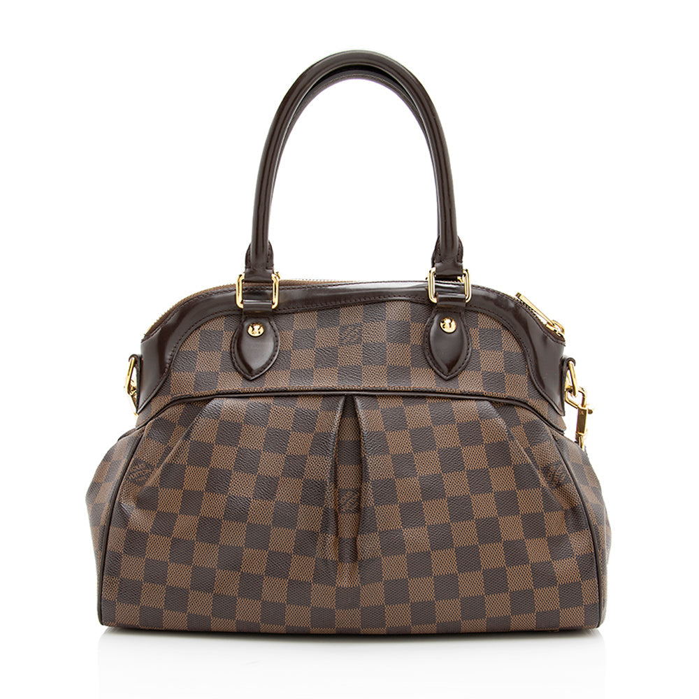 Louis Vuitton Damier Ebene Trevi PM Satchel (SHF-19000)