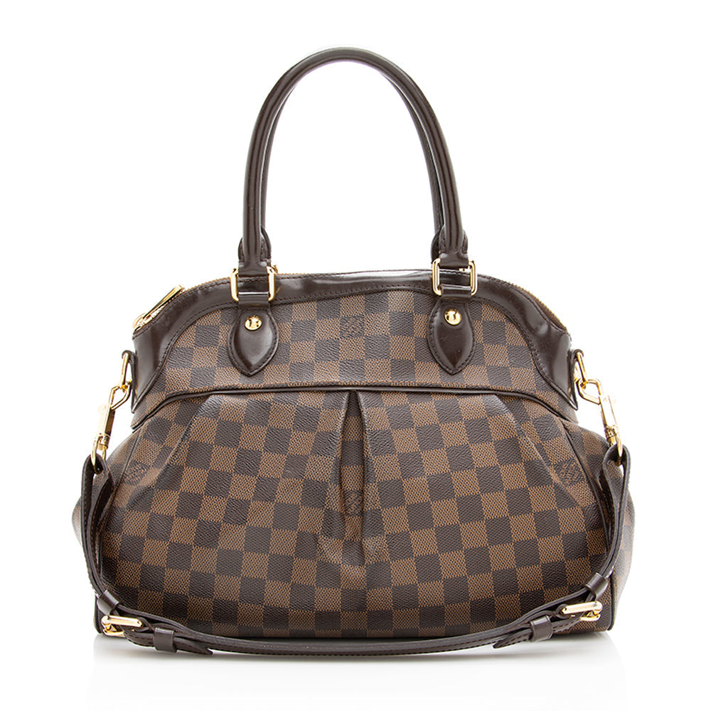 Louis Vuitton Damier Ebene Trevi PM Satchel (SHF-19000)