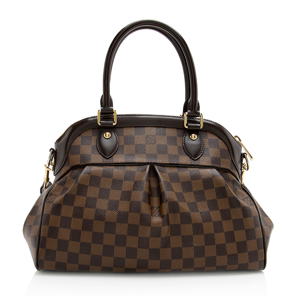 Louis Vuitton Damier Ebene Trevi PM Satchel (SHF-21153)