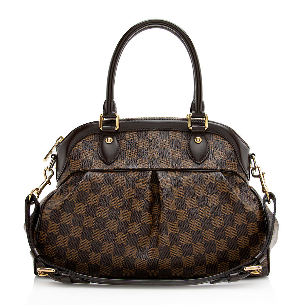 Louis Vuitton Damier Ebene Trevi PM Satchel (SHF-21153)