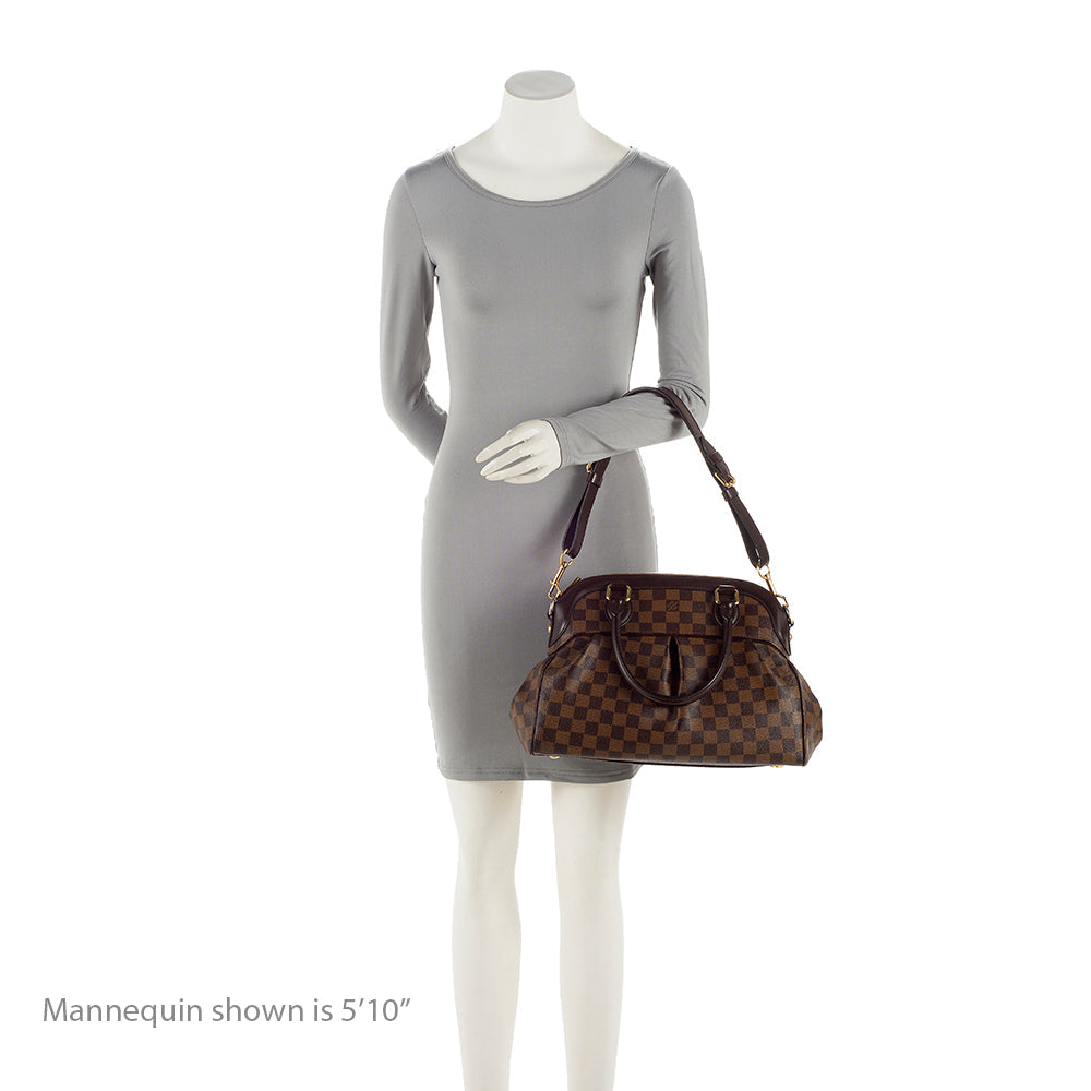 Louis Vuitton Damier Ebene Trevi PM Satchel (SHF-21153)