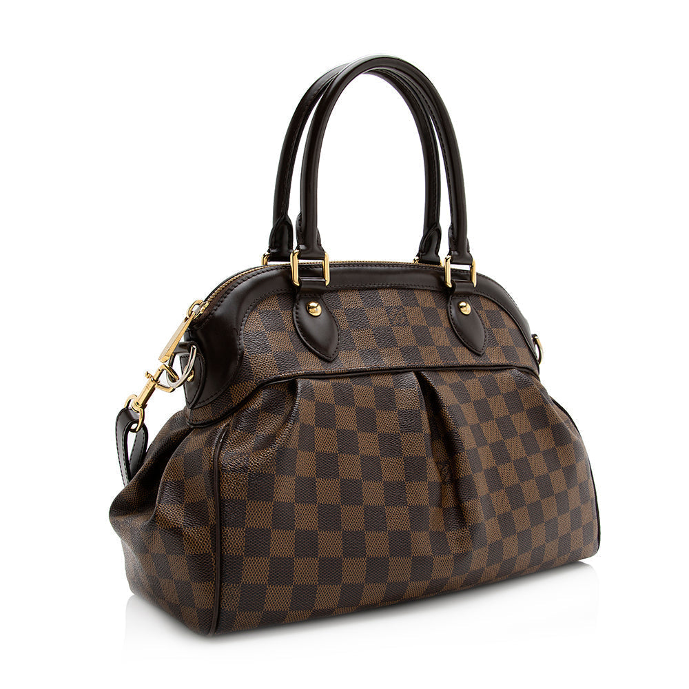Louis Vuitton Damier Ebene Trevi PM Satchel (SHF-21153)