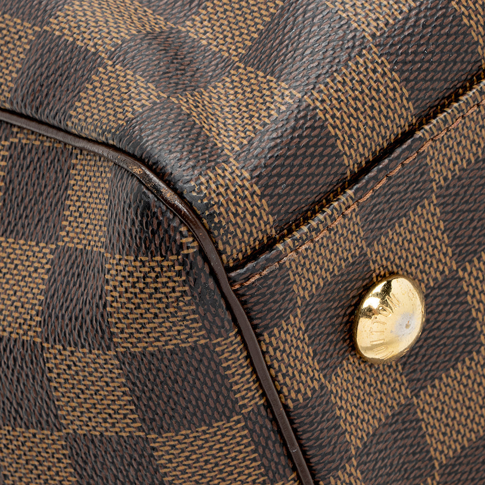 Louis Vuitton Damier Ebene Trevi PM Satchel (SHF-21325)