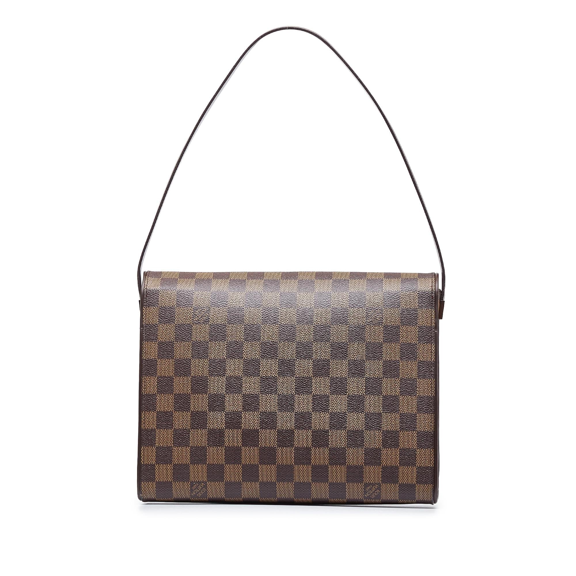 Louis Vuitton Damier Ebene Tribeca Carre (SHG-0I5RII)