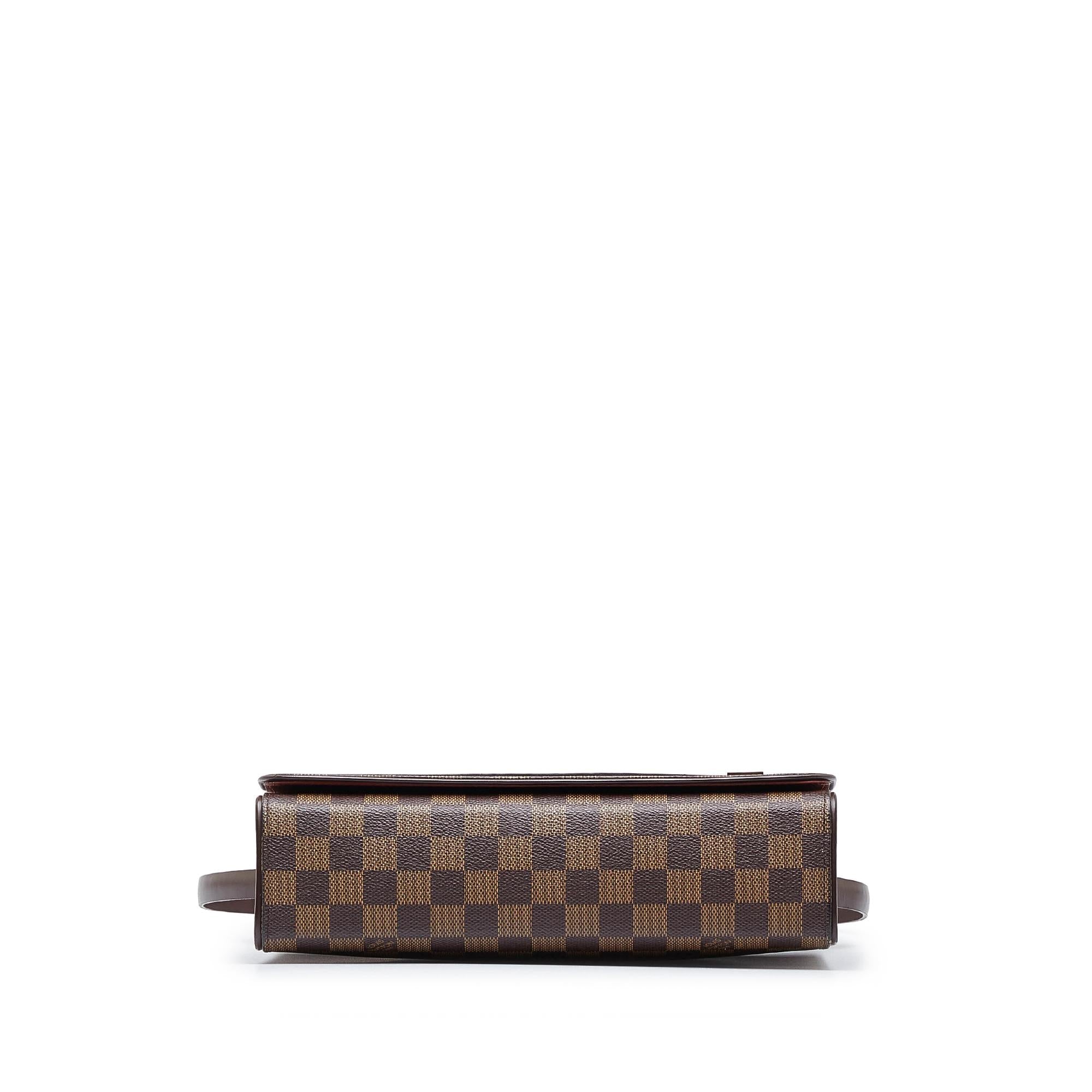 Louis Vuitton Damier Ebene Tribeca Carre (SHG-0I5RII)