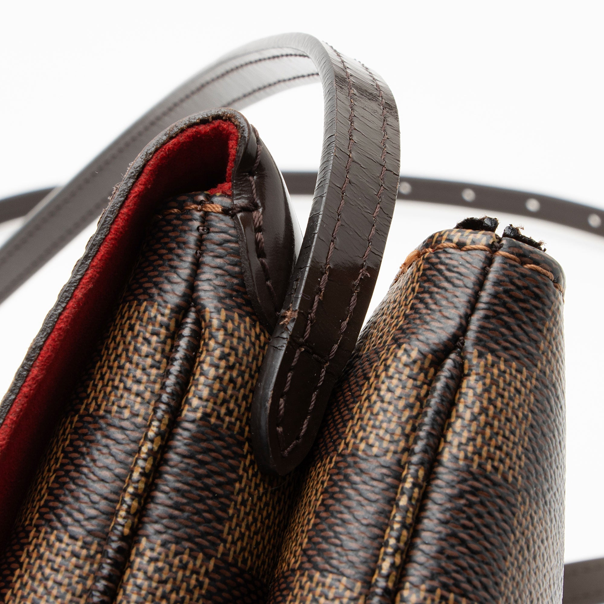 Louis Vuitton Damier Ebene Twice Shoulder Bag (SHF-zW9Acm)