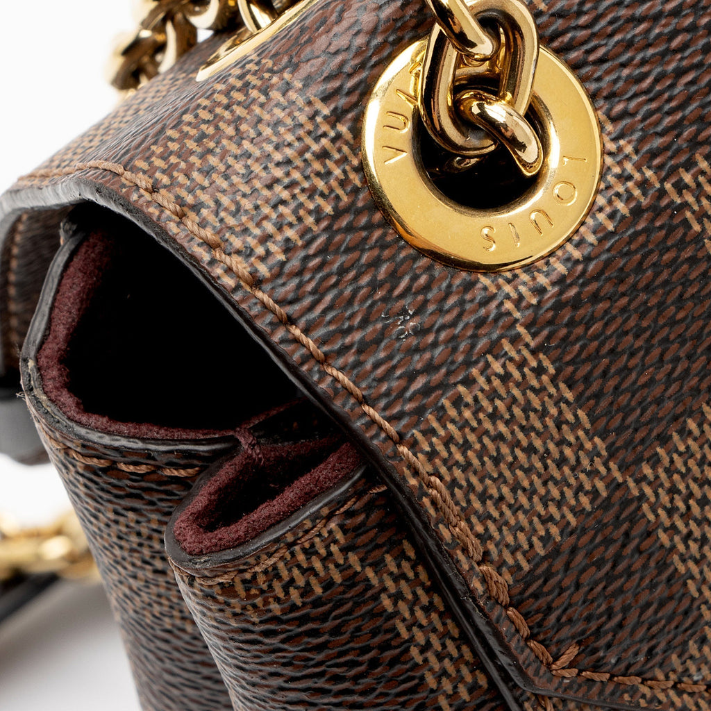 Louis Vuitton Damier Ebene Vavin PM Shoulder Bag (SHF-xLiQqA)
