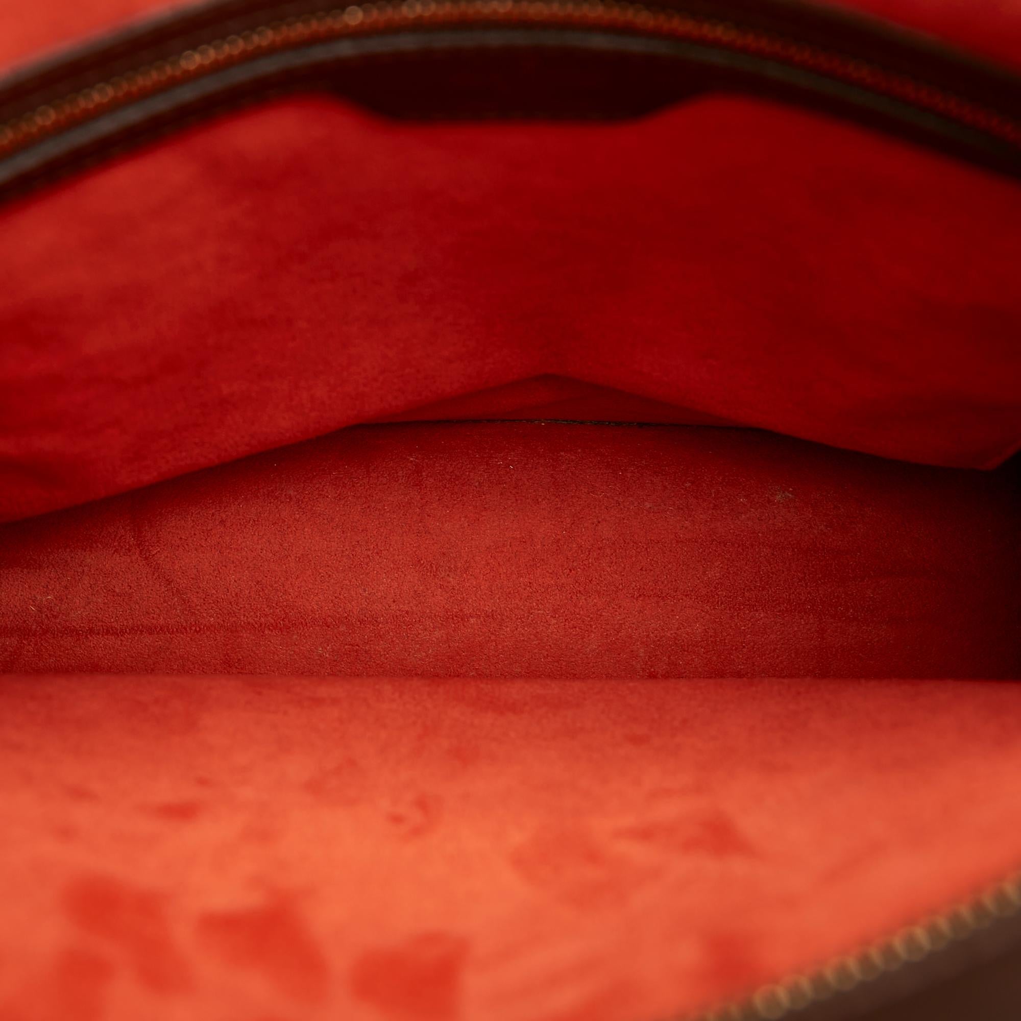 Louis Vuitton Damier Ebene Venice Sac Plat (SHG-36001)