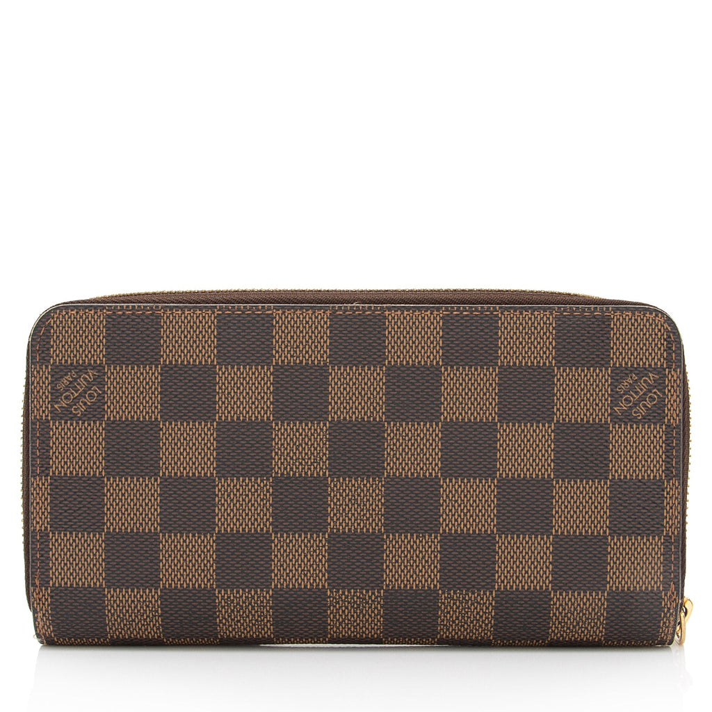 Louis Vuitton Damier Ebene Zippy Wallet (SHF-6R2ow5)