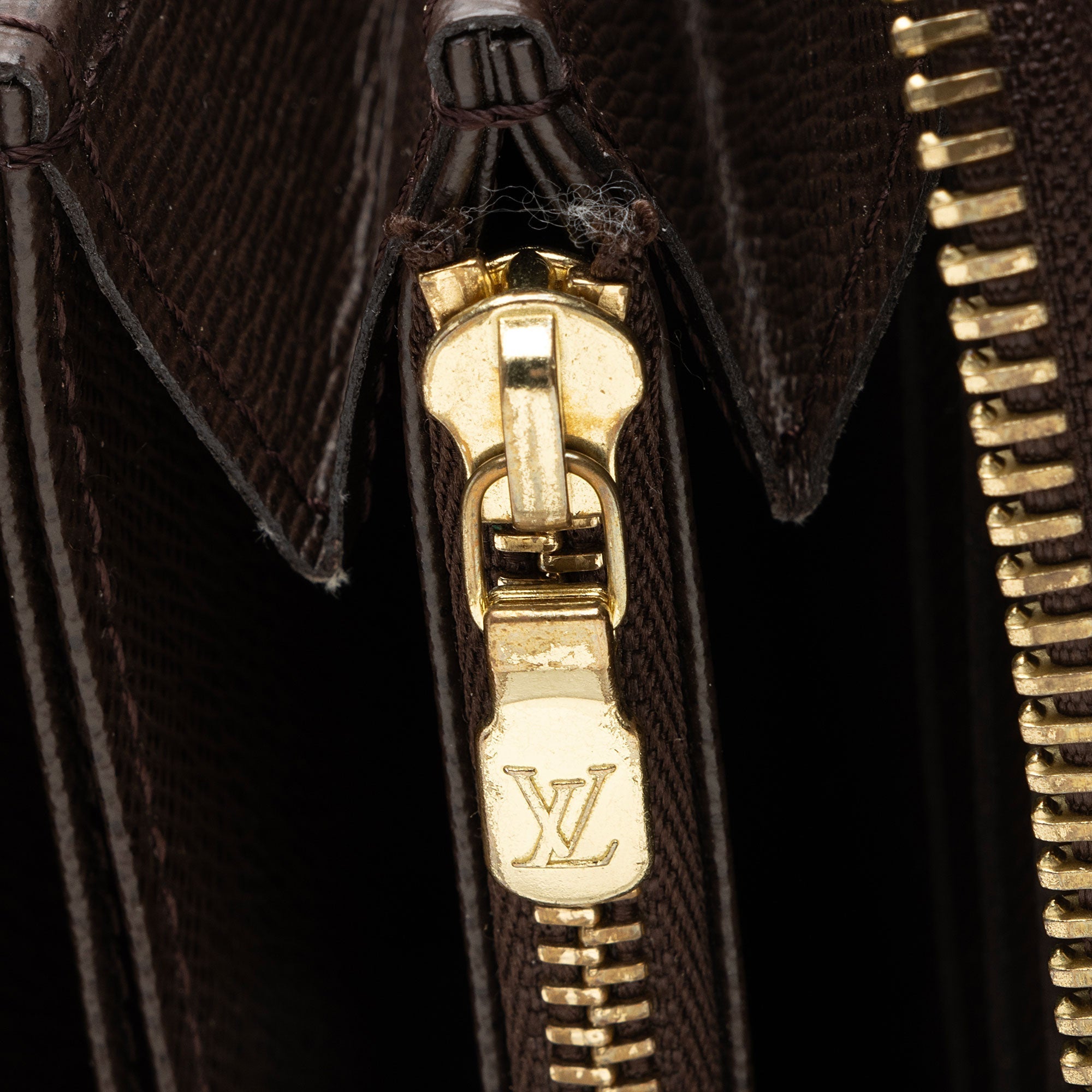 Louis Vuitton Damier Ebene Zippy Wallet (SHF-6R2ow5)