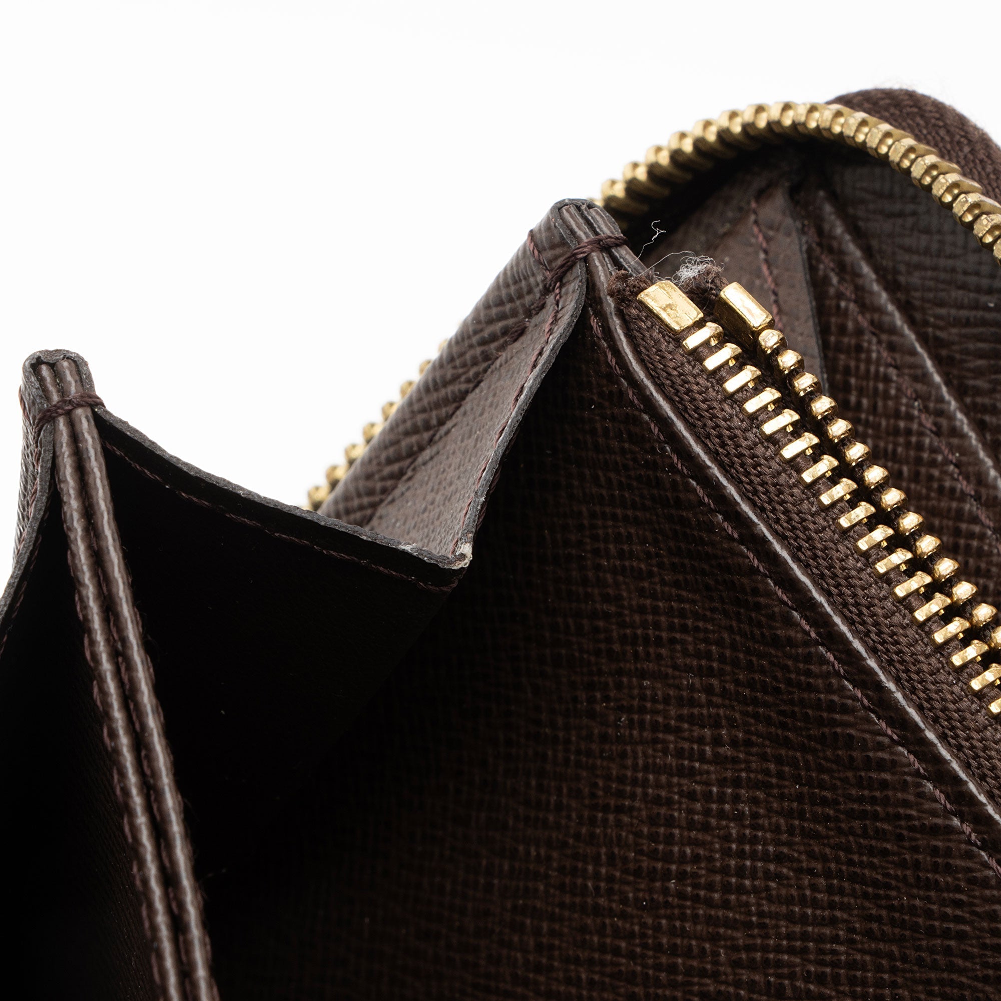 Louis Vuitton Damier Ebene Zippy Wallet (SHF-6R2ow5)