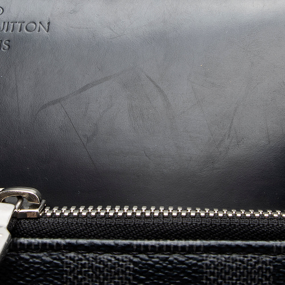 Louis Vuitton Damier Graphite Dayton Reporter MM Messenger Bag (SHF-20062)