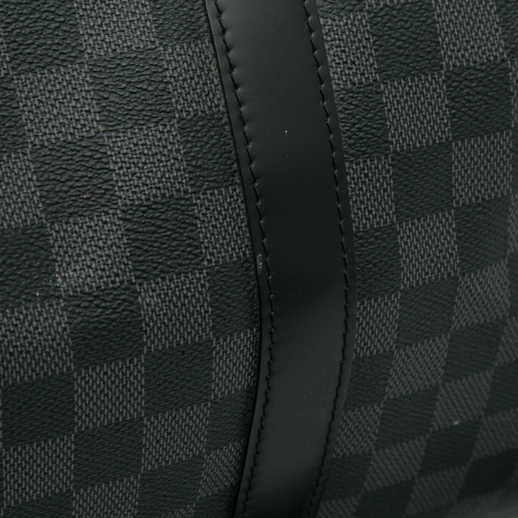 Louis Vuitton Damier Graphite Keepall Bandouliere 55 (SHG-xrkvxr)