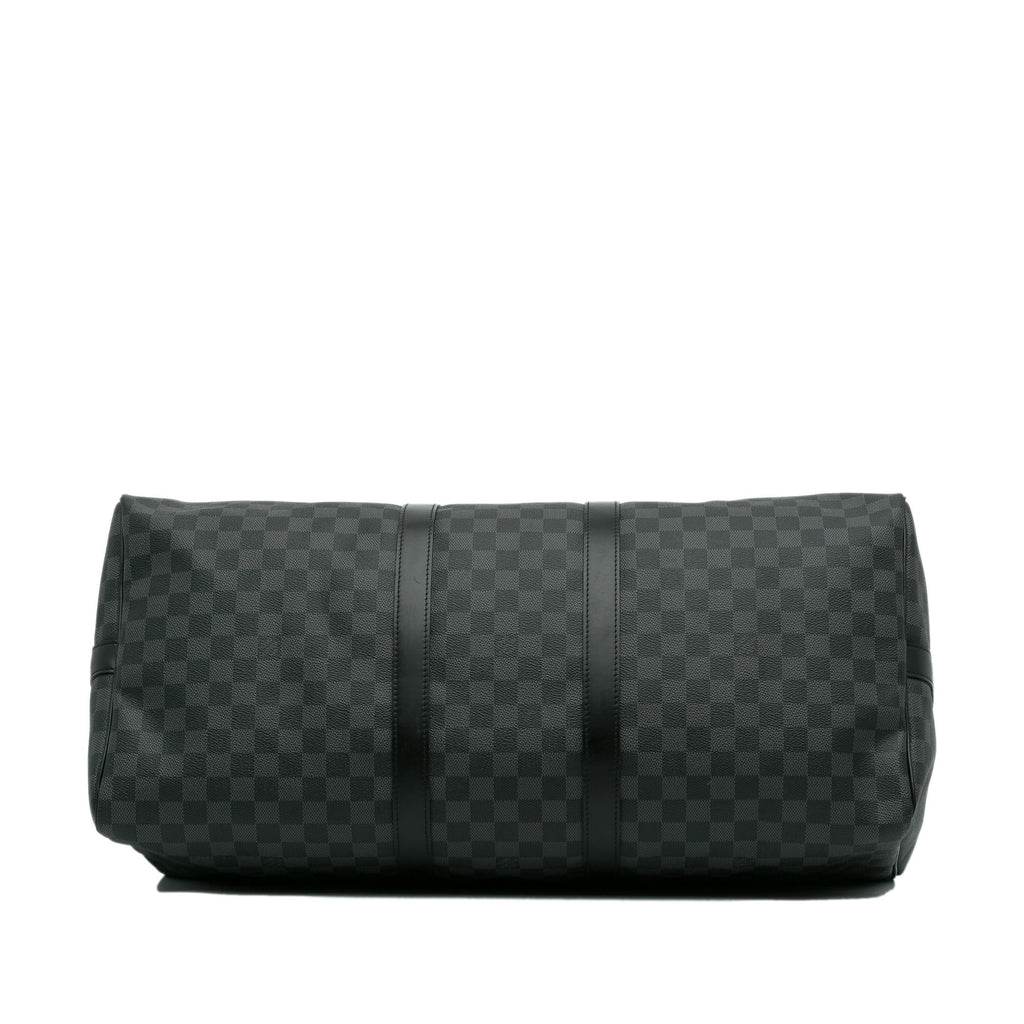 Louis Vuitton Damier Graphite Keepall Bandouliere 55 (SHG-xrkvxr)