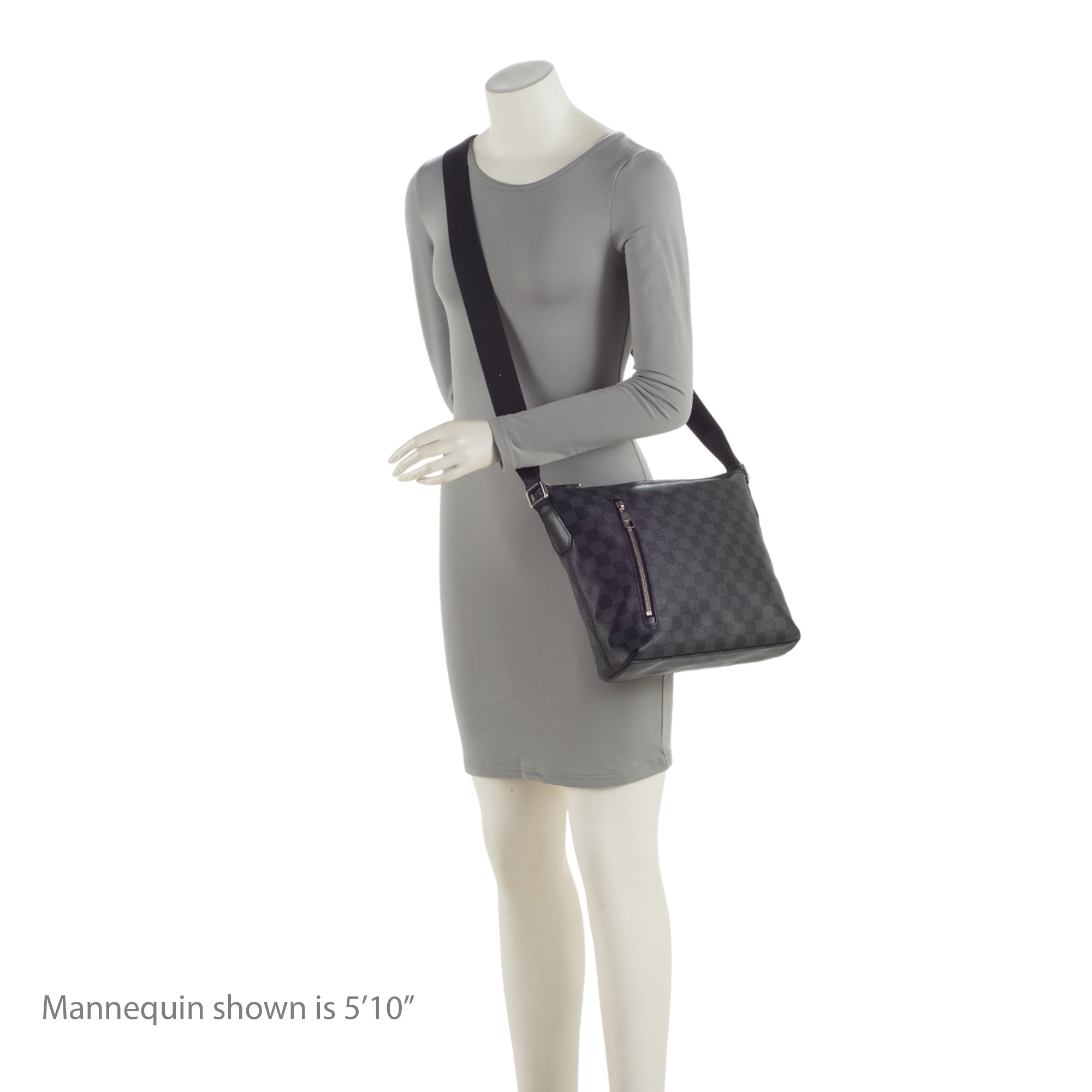 Louis Vuitton Damier Graphite Mick PM Shoulder Bag (SHF-qt5YT5)