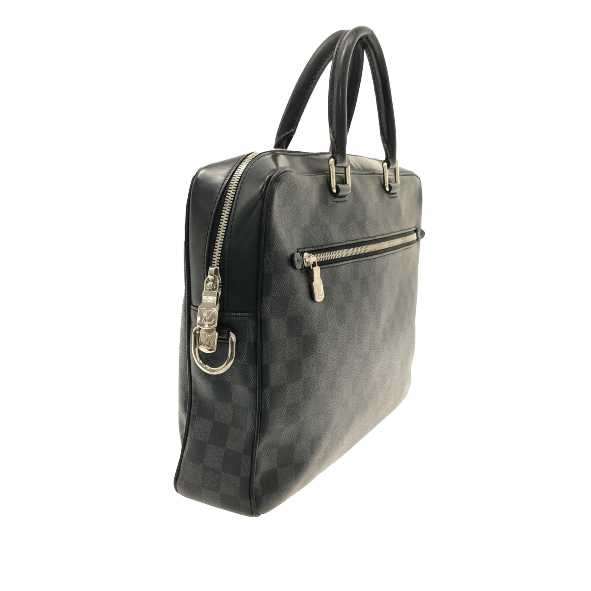 Louis Vuitton Damier Graphite Porte Documents Business MM (SHG-mtDN28)