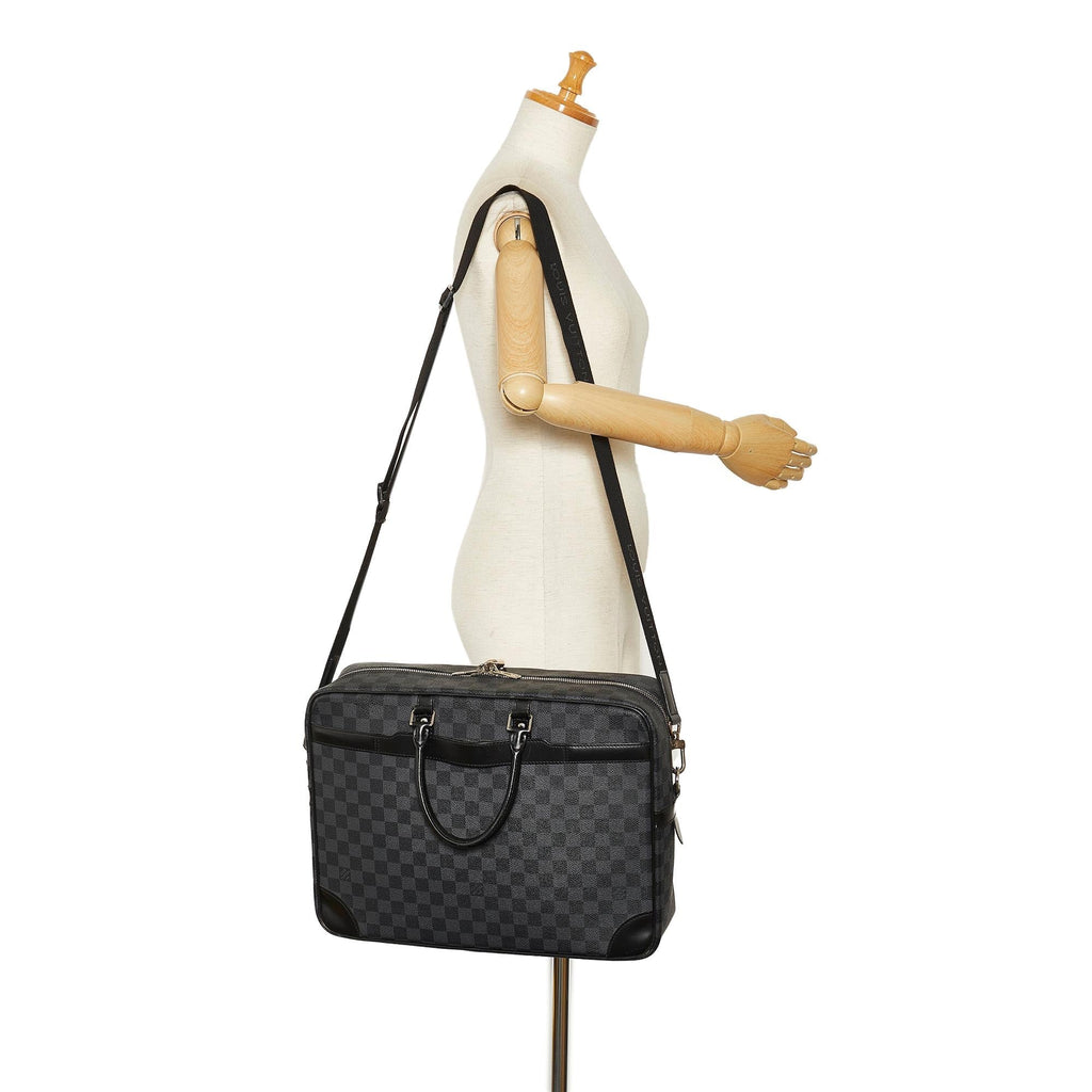 Louis Vuitton Damier Graphite Porte-Documents Voyage GM (SHG-5xVJQb)