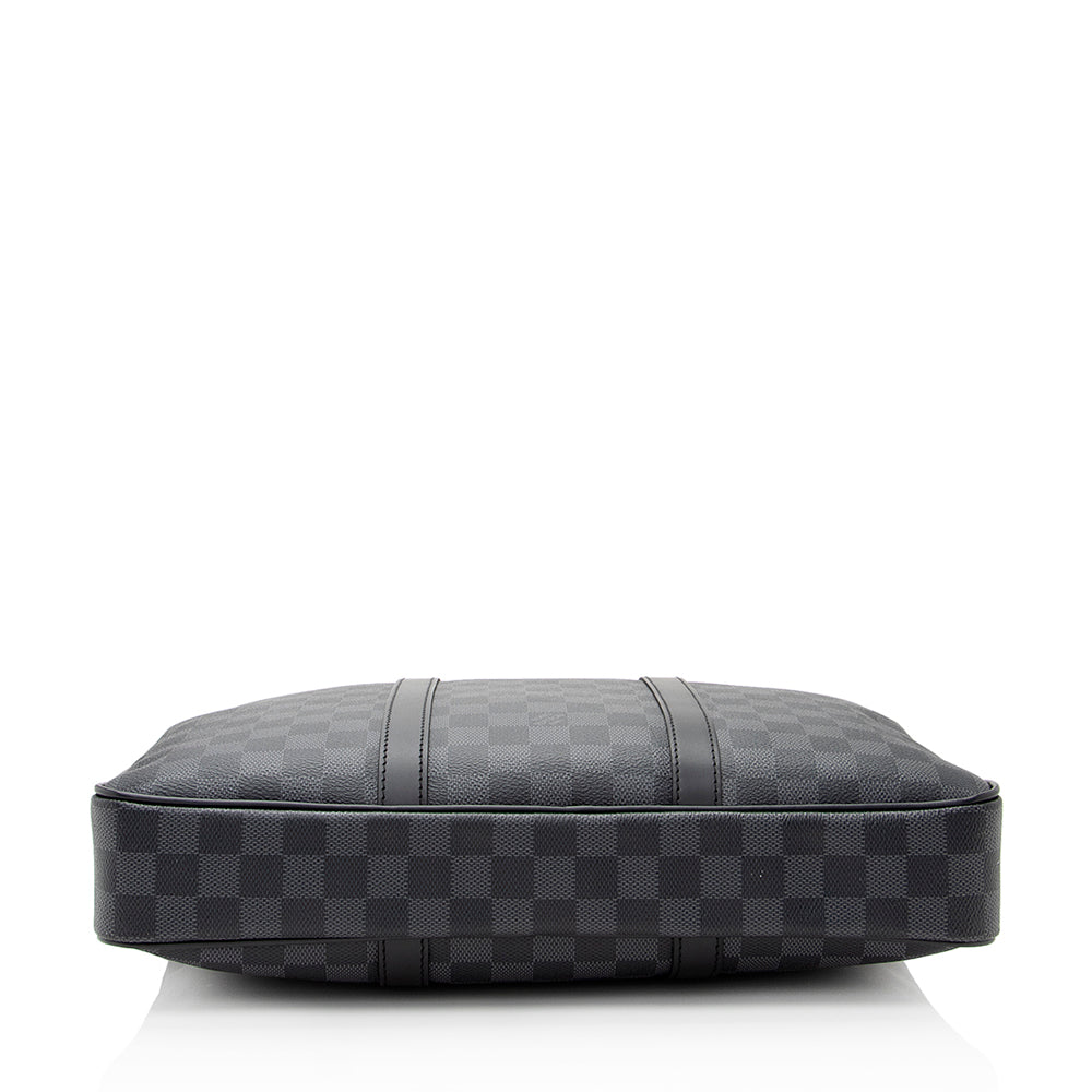 Louis Vuitton Damier Graphite Porte-Documents Voyage PM Messenger Bag (SHF-21192)
