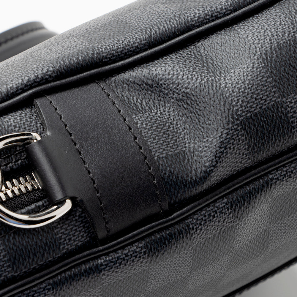 Louis Vuitton Damier Graphite Porte-Documents Voyage PM Messenger Bag (SHF-21192)