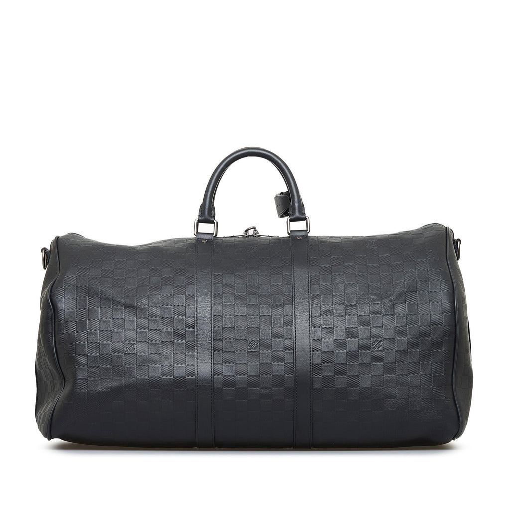 Louis Vuitton Damier Infini Keepall Bandouliere 55 (SHG-11QoKd)