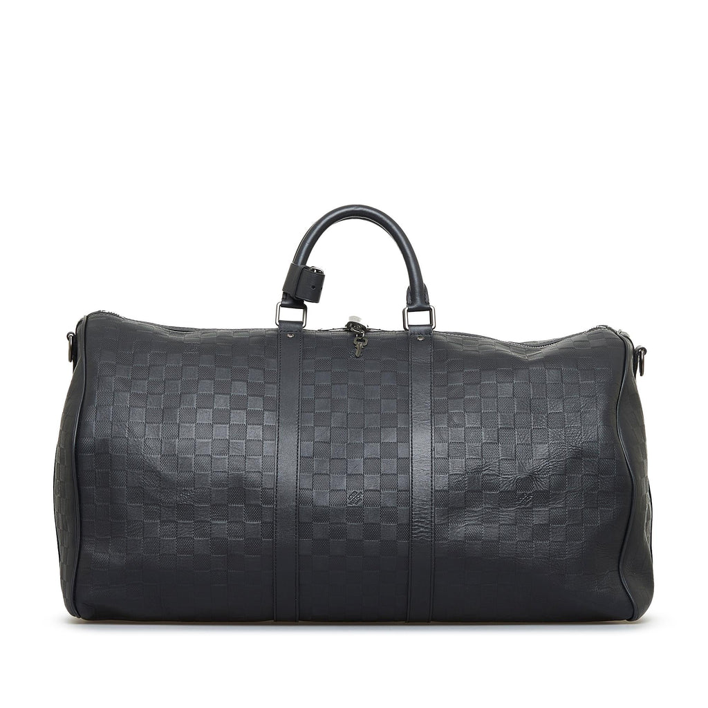 Louis Vuitton Damier Infini Keepall Bandouliere 55 (SHG-11QoKd)
