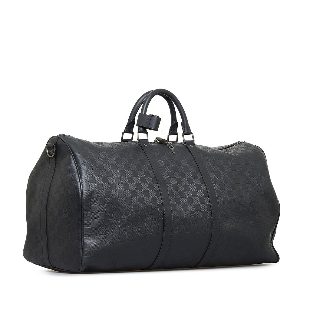 Louis Vuitton Damier Infini Keepall Bandouliere 55 (SHG-11QoKd)
