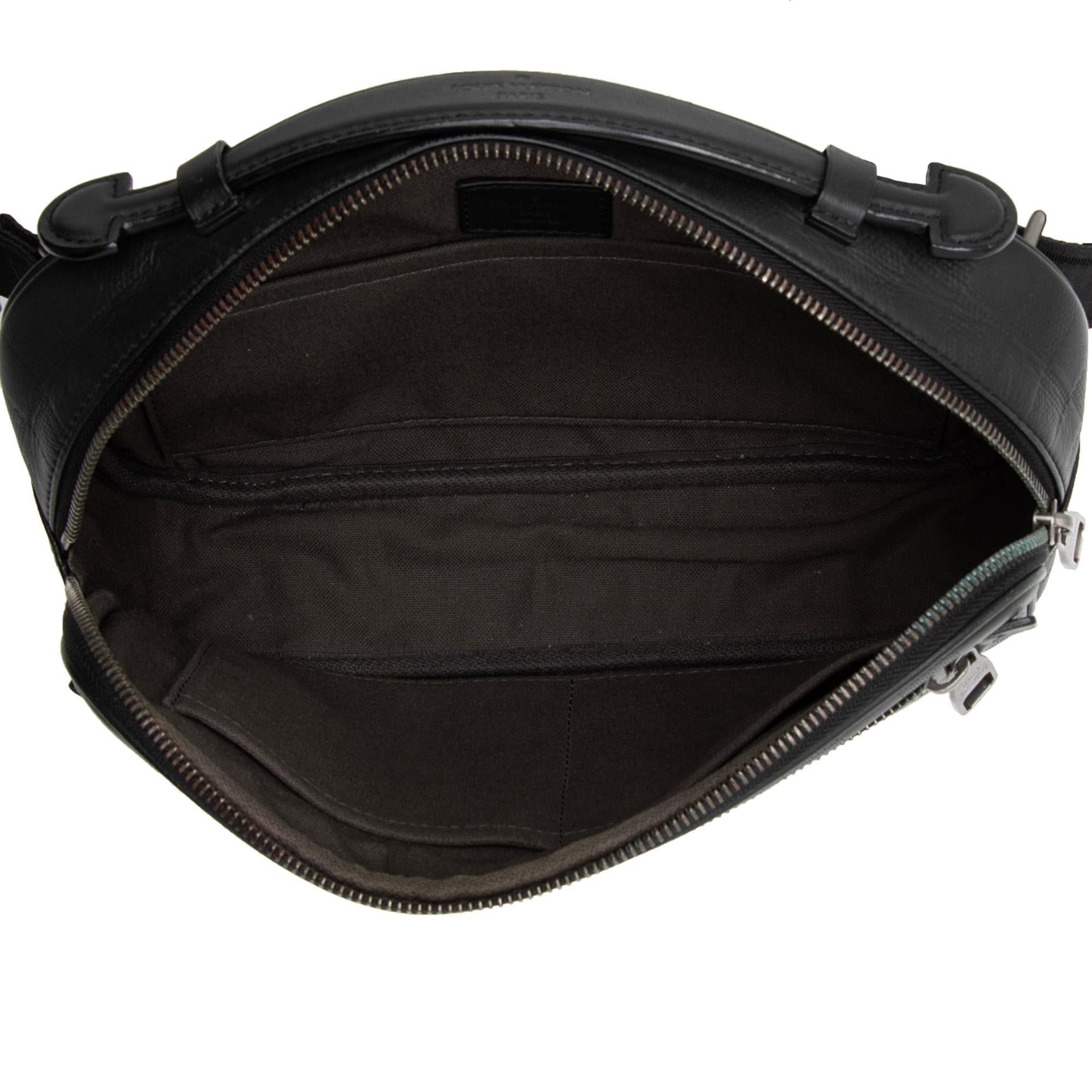 Louis Vuitton Damier Infini Leather Ambler Belt Bag (SHF-nRDcnJ)