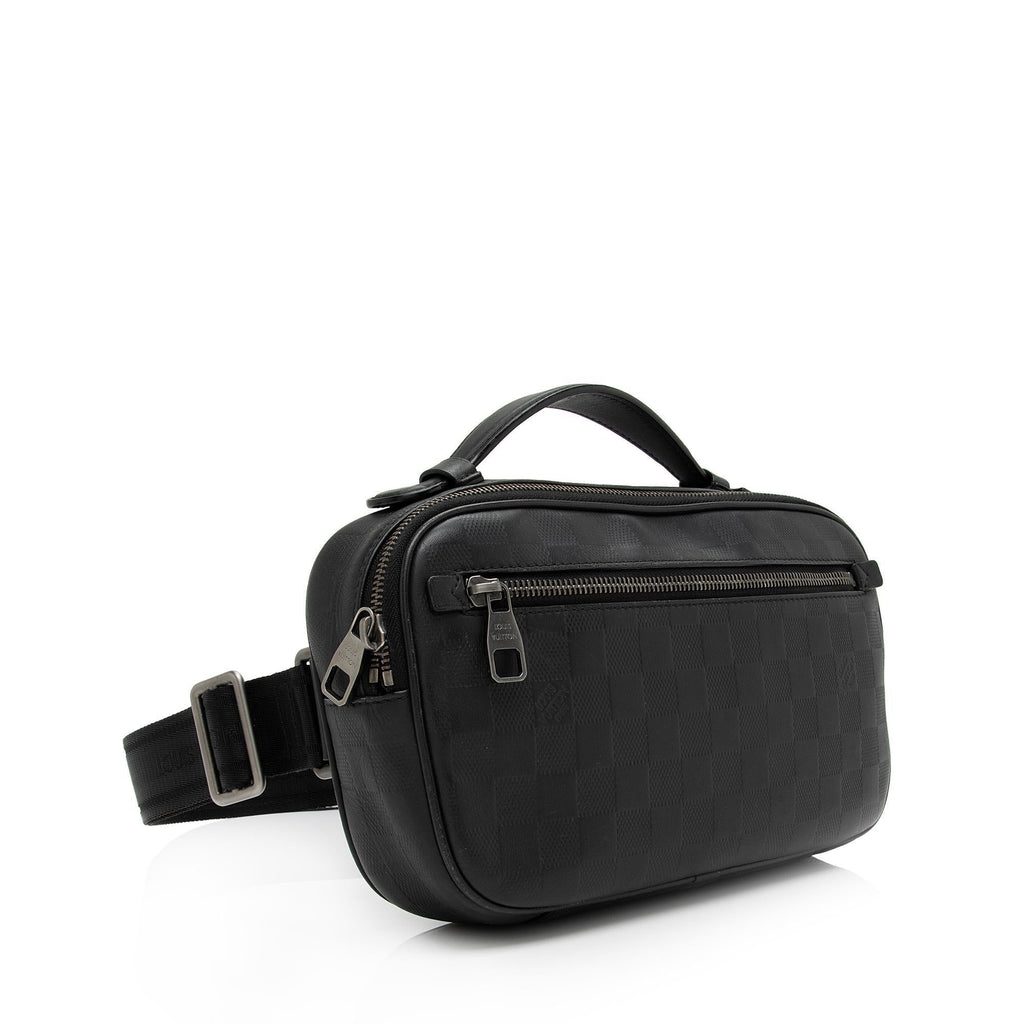 Louis Vuitton Damier Infini Leather Ambler Belt Bag (SHF-nRDcnJ)