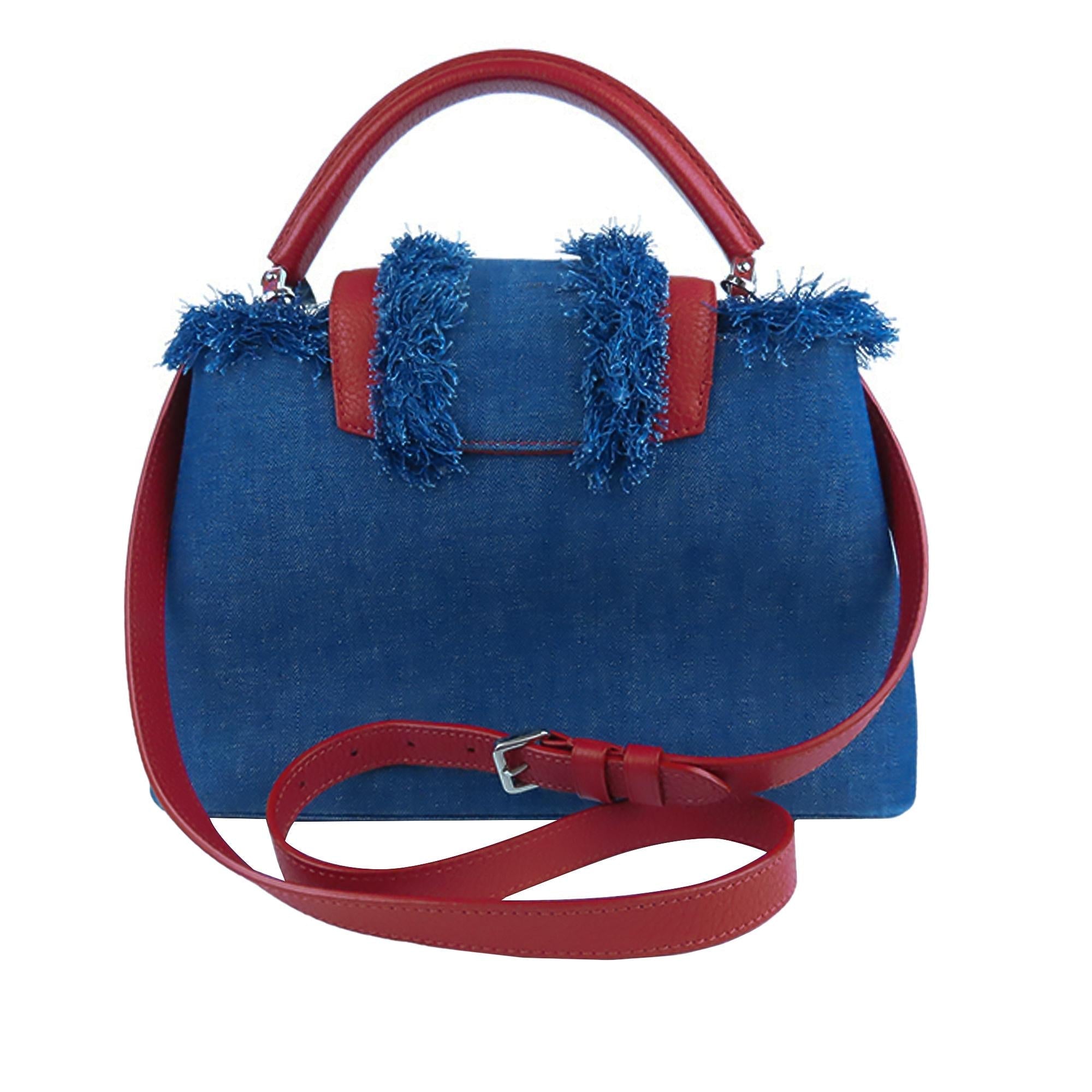 Louis Vuitton Denim Capucines PM (SHG-nC7anU)