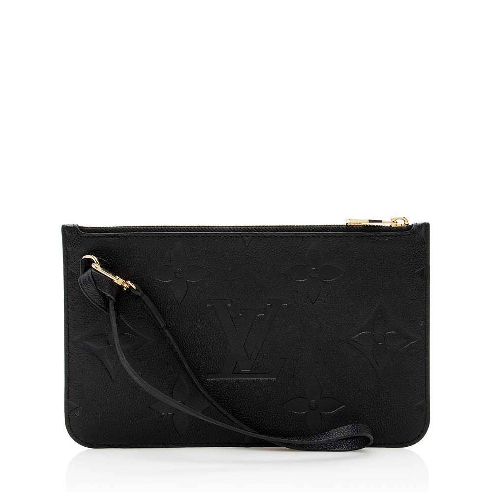 Louis Vuitton Empreinte Giant Monogram Neverfull MM Pochette (SHF-19213)
