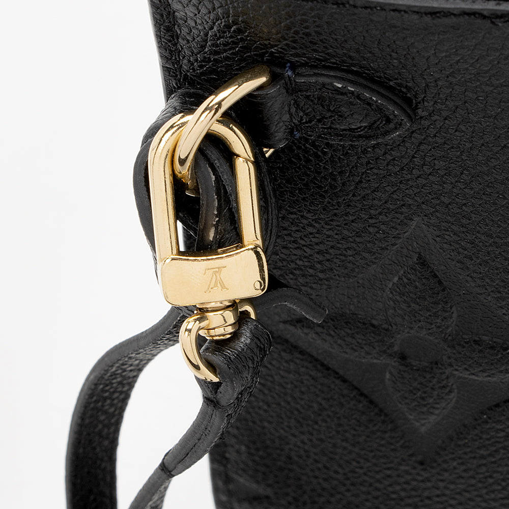 Louis Vuitton Empreinte Giant Monogram Neverfull MM Pochette (SHF-19213)