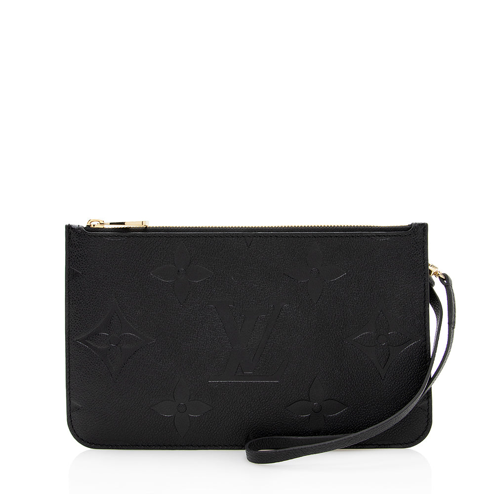 Louis Vuitton Empreinte Giant Monogram Neverfull MM Pochette (SHF-19213)