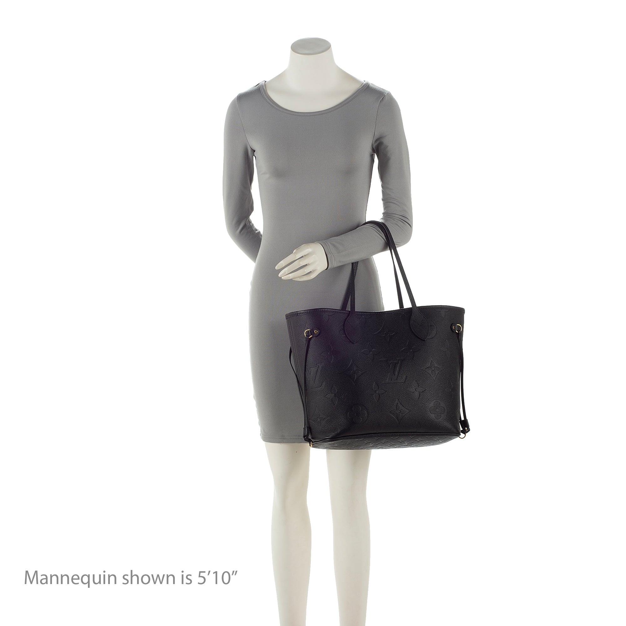 Louis Vuitton Empreinte Giant Monogram Neverfull MM Tote (SHF-22553)
