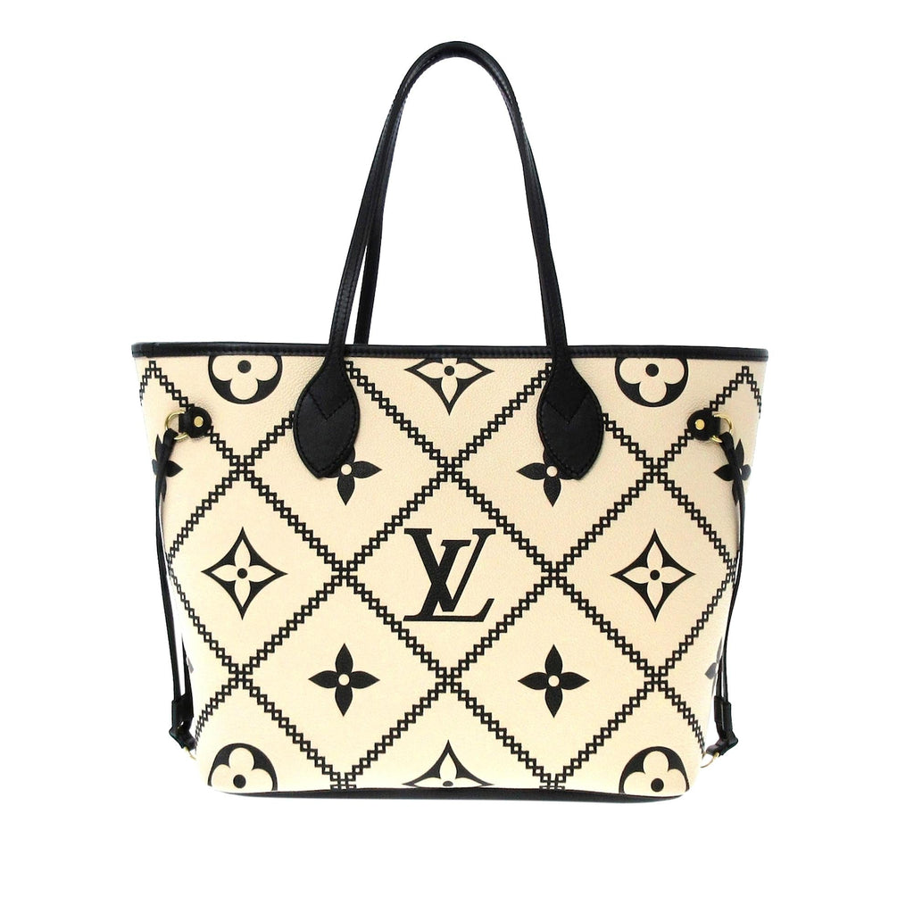 Louis Vuitton Empreinte Monogram Giant Broderies Neverfull MM (SHG-F1CNBX)
