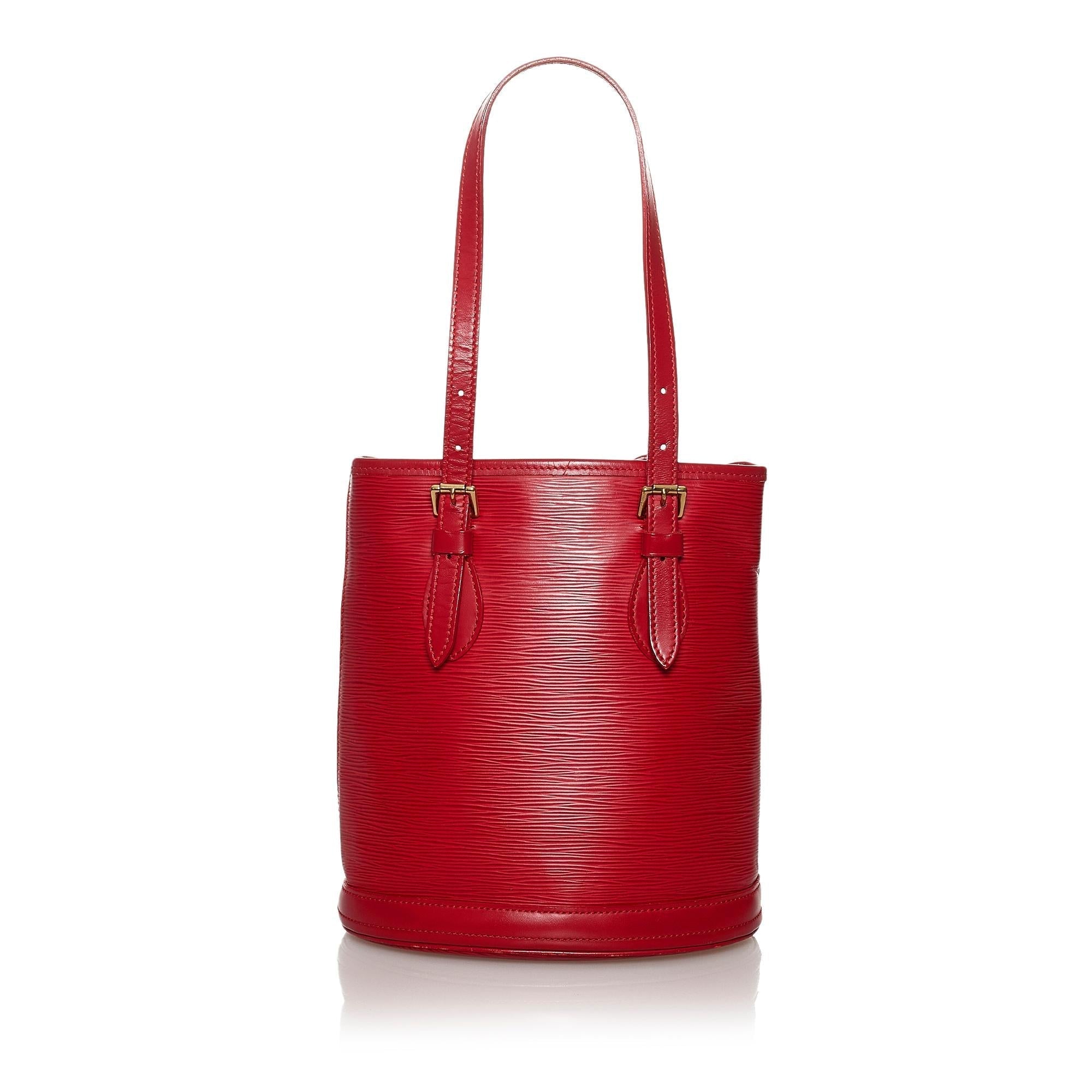 Louis Vuitton Epi Bucket PM (SHG-30177)