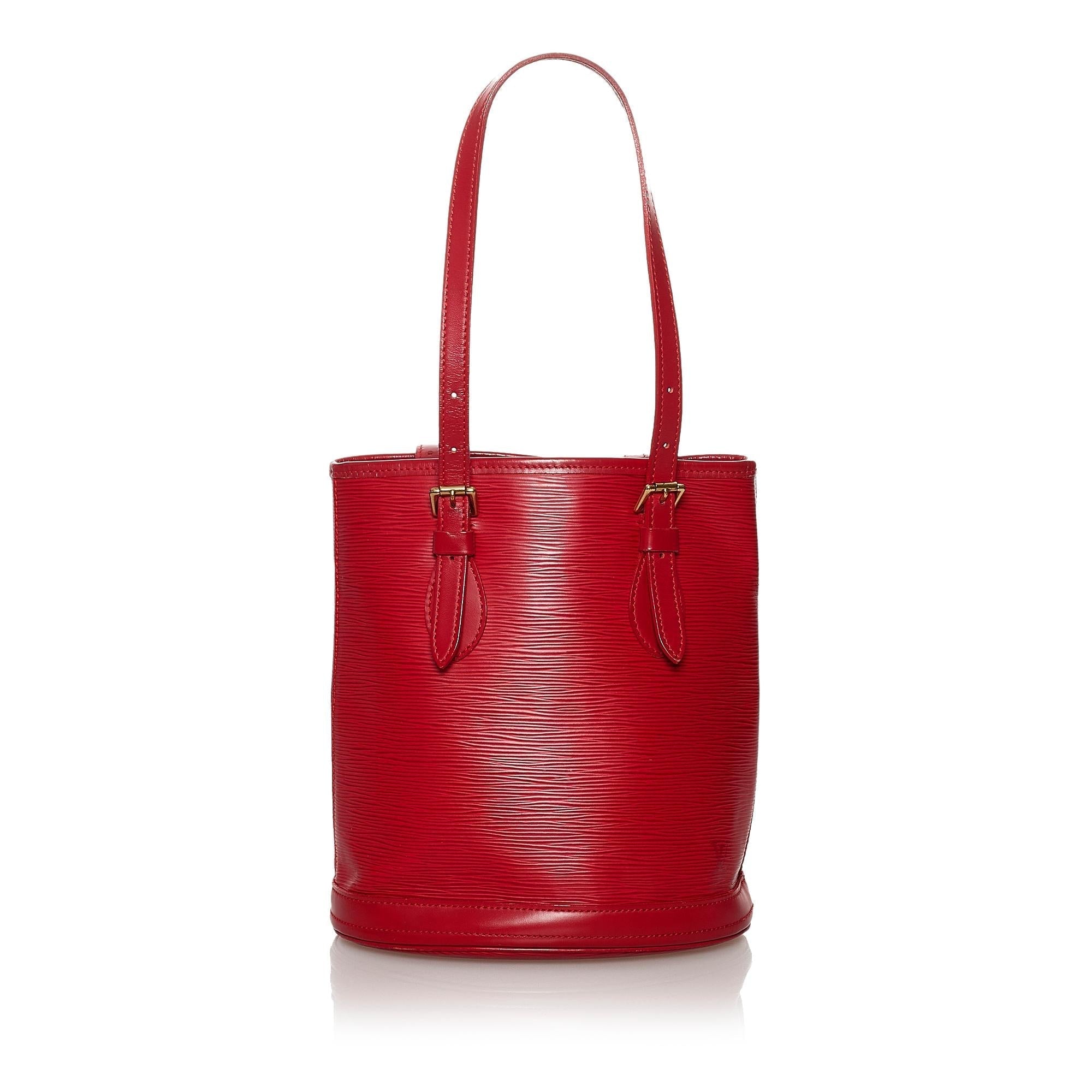 Louis Vuitton Epi Bucket PM (SHG-30177)