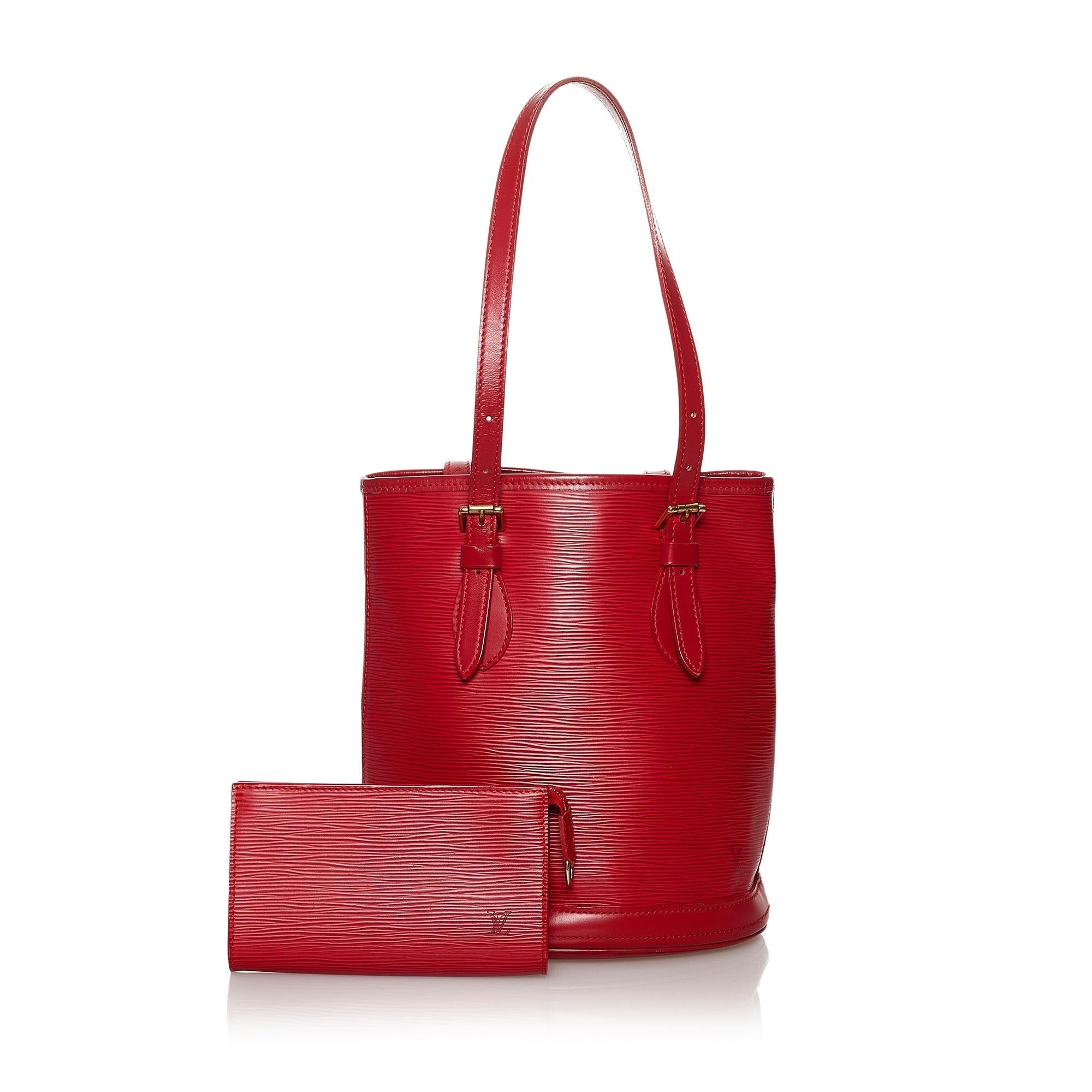Louis Vuitton Epi Bucket PM (SHG-30177)